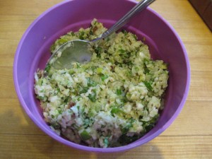 Onion-Brazil nut topper